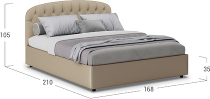 Кровать двуспальная Бьянка 160х200 Модель 1207